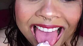 brincando sozinha with cum voyeur sex solo cock