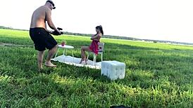 backstage fucking with blonde teen