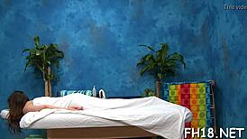 yo, eros massage got this teen 18+ oiled up for hardcore action