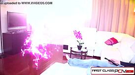 Just chilling as Adriana Chechik works that big dick. Her big booty in POV is pure fire.