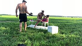 backstage fucking with blonde teen