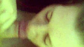 Busty BBW's Sloppy Blowjob Contrasts Her Size