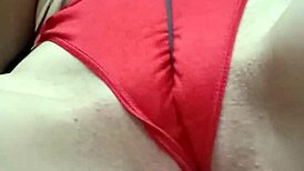 She was playing with a tape and oops, things got wild