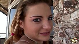 Adorable blonde reveals wild side in spicy threesome with deep anal action. Want to watch?