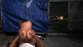 Anya Olsen In Kinky Bondage Rough Outdoor Public Fuck