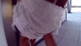 Spanish Stud Nacho Vidal And Brunette Amirah Adara At Drive-Thru Blowjob