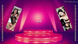 Teen bound and fucked by two guys