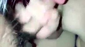 young wife in threesome group