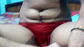 Indian milf kavita removes dress on webcam