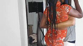 the horny ghost so desperate for big ass squirting bent over fucking with cute blonde. watch her squirt everywhere!