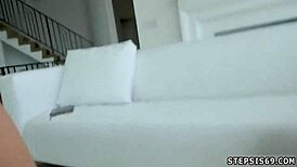 hey, redhead teen fights for affection in taboo threesome