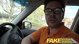 Fake Driving School Loves Her Big Natural Young Tits Pov Sex