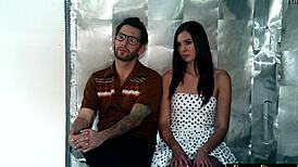 ebony teen bound and pounded hard