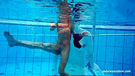 Man, Avenna's so hot naked underwater, she's a sexy teen 18+ babe!