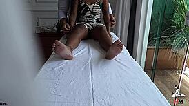 Hidden camera captures tantric massage in clinic