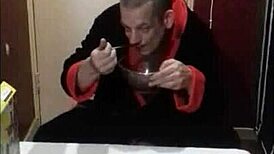 Enjoy a homemade breakfast surprise in the early morning with shy amateurs