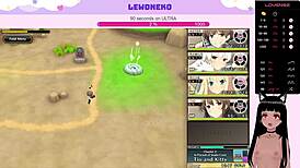 Vtuber Lewdneko engages in Evenicle gameplay session