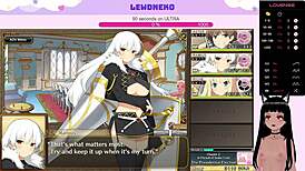 Vtuber Lewdneko engages in Evenicle gameplay session