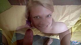 Little Taylor's perfect teen body bent over for hardcore sex