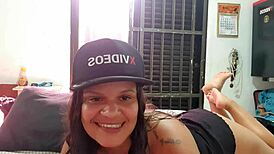 real cumshot on paty bumbum's big ass for bruno