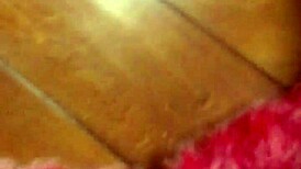 Intense squirting in the mirror with big tits