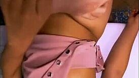 Tight teen stepdaughter squeezed his cock during penetration