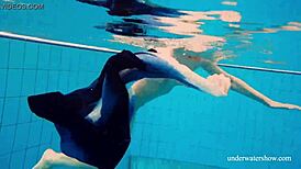 Man, Avenna's so hot naked underwater, she's a sexy teen 18+ babe!