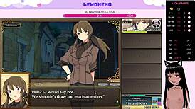 Vtuber Lewdneko engages in Evenicle gameplay session