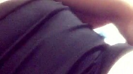 Intense squirting in the mirror with big tits