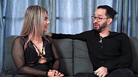 I get to know hot petite Colombian Naty Delgado