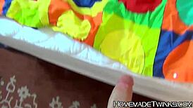 Homemade Orgy With Three Adorable Twinks That Love It All