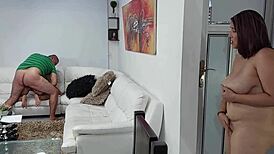 my hot stepdad fucks me hard, bony little me, and forces his huge cock in my mouth.