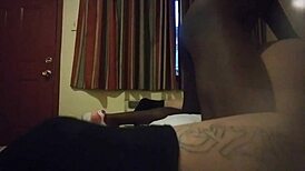 black shemale blows big cock before fucking latino