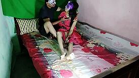 Horny Indian Couple Fucks Wife's Starved Pussy Hardcore