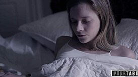 Pure Taboo Dad Tricks Step-Daughter Into Forbidden Bedroom Play