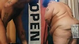 BBW Ass Teaser POV Licks and Sucks Big Black Cock