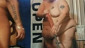 BBW Ass Teaser POV Licks and Sucks Big Black Cock