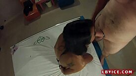 Ladyboy Natty Sucking And Gets Fucked With Choking