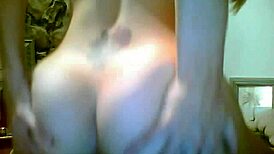 Cam girl masturbates pussy with dildo and vibrator