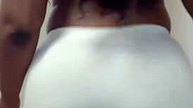 Public sex with curvy milf in outdoor doggystyle