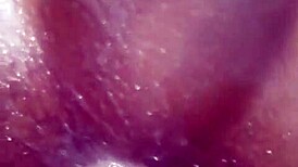 Pegging the naughty husband with strapon!