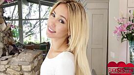 Mila Blaze Shows Off Creamy Center in Hardcore Action