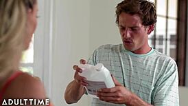 Adult Time - Tyler Nixon wrecks step-milf Isabelle Deltore’s pussy in nuru massage session! Wow! 😍