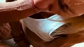 double pleasure with blowjob and dildo