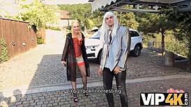 Watch this Czech babe get nailed while her husband turns cuckold