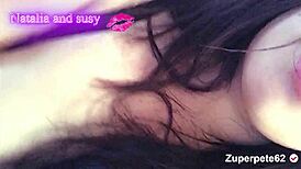 sexy crystal housewife masturbates with huge tits 😍