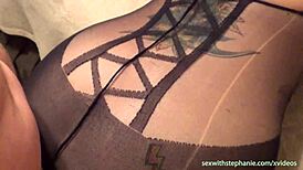 Couple Goes Full Nylon For Creampie!