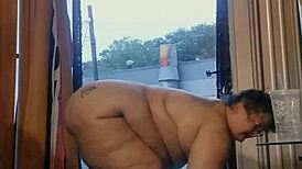 BBW Ass Teaser POV Licks and Sucks Big Black Cock