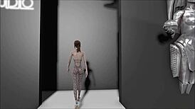 Fallout 4 Brunette Character In Generic Fashion