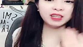 Jin Xinh Bunny Live Show Full Face While Talking